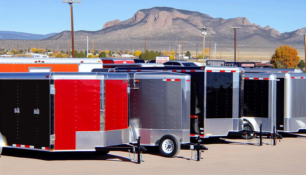 varieties of enclosed trailers